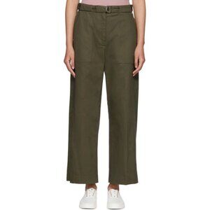 Rag & Bone Green Utility Cropped Pants